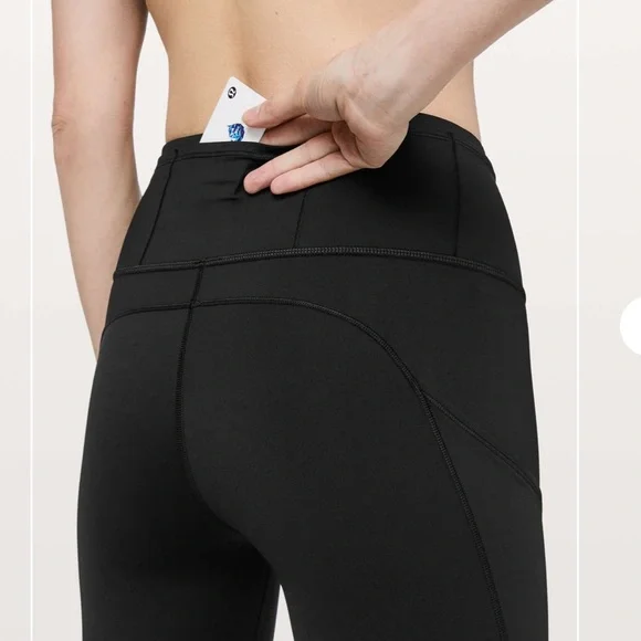 lululemon Fast & Free 28” Black Leggings - Picture 4 of 16